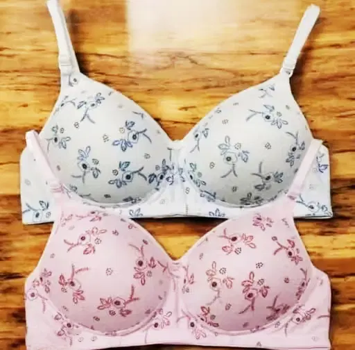 Everyday Bra for Women, Pack of 2 (Multicolor, 28)