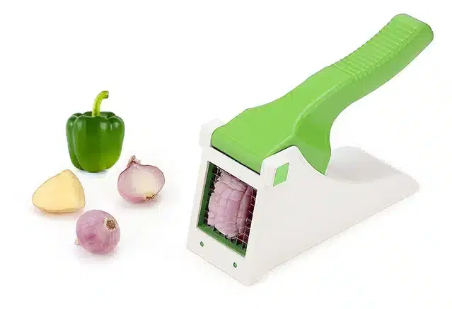 Manual Multipurpose Vegetable & Fruit Slicer, Green