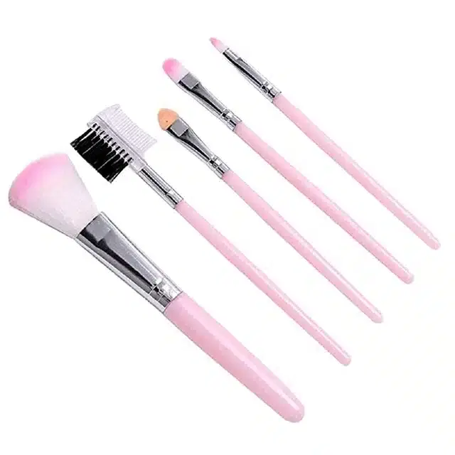 Makeup Brushes Set, Multicolour, Pack of 5