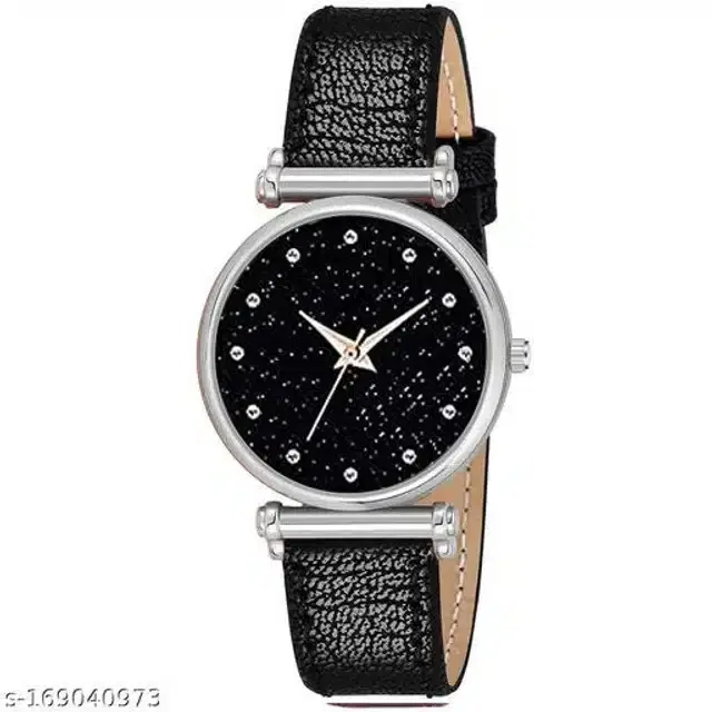 Analog Watch for Women (Black)