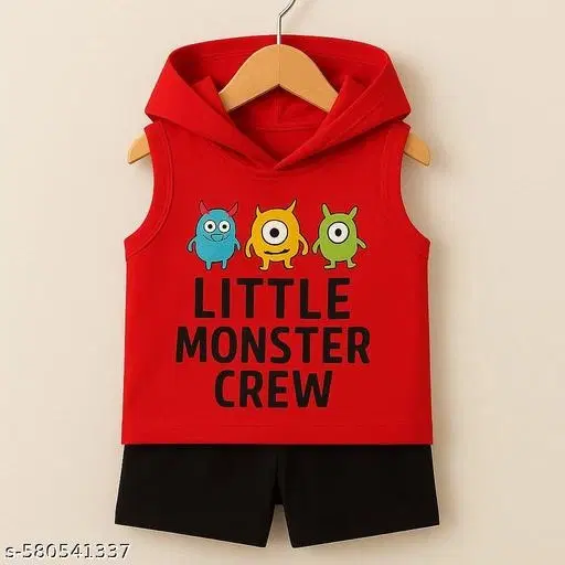 Baby Clothes Set for Boys (Red, 12-18 Months)