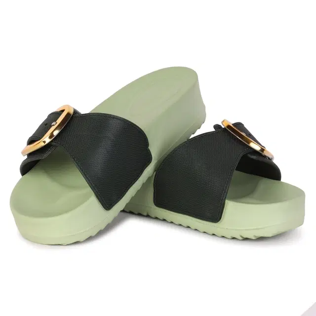 Sliders for Women (Olive, 6)
