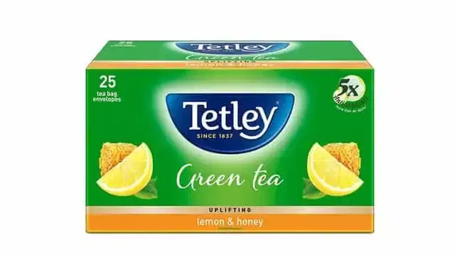 Tetley Lemon And Honey Green Tea 25 Tea Bags
