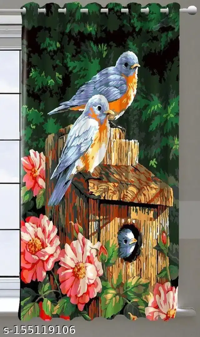 Curtains for Door, Multicolor, 5 Feet