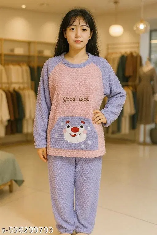 Casual Nightdress for Women (Multicolor, L)