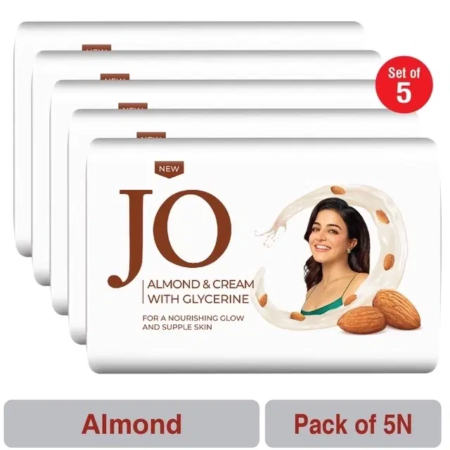 Jo Almond & Cream Soap 5X42 g (Pack of 5)