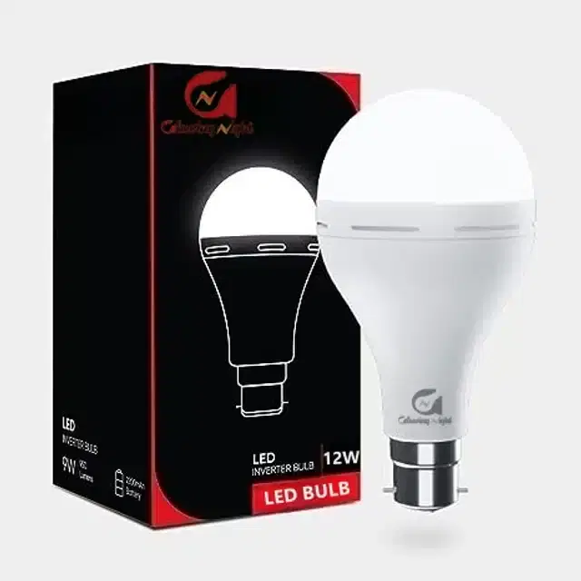 Polycarbonate LED Bulb, White, 12 W