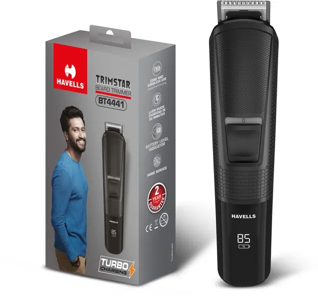 Havells Bt4441 Trimmer 120 Min Runtime 9 Length Settings (Black)
