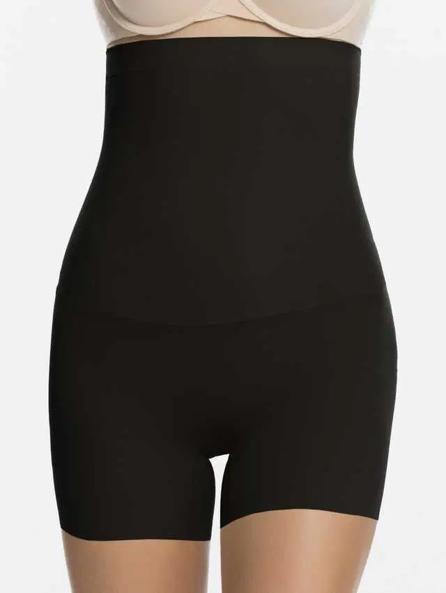 Women’s Cotton Lycra Tummy Control 4-in-1 Blended High Waist Tummy & Thigh Shapewear (S691)