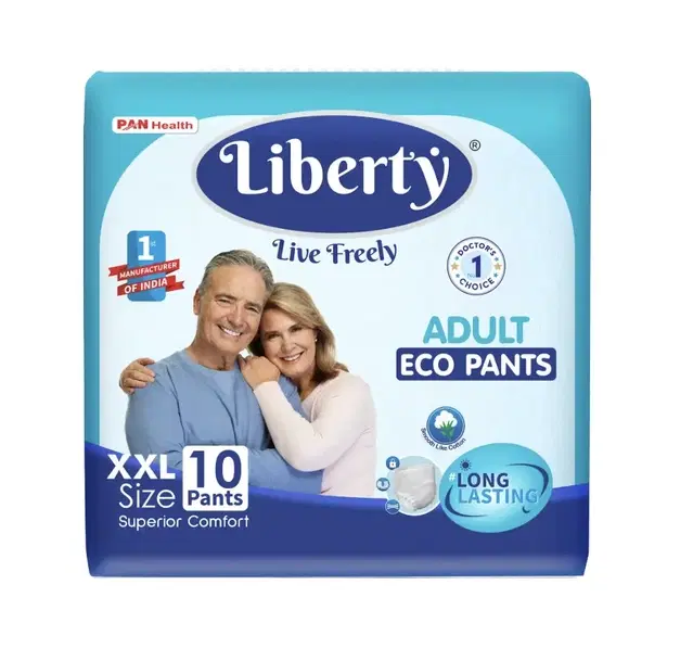 Liberty Adult Eco Diapers (XXL) - 10 Diapers