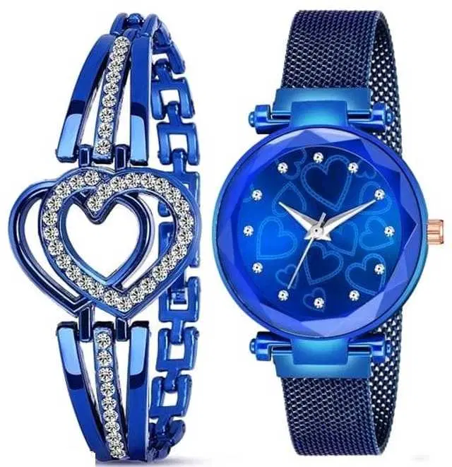 Analog Watch For Womens (Blue) (WS-399)
