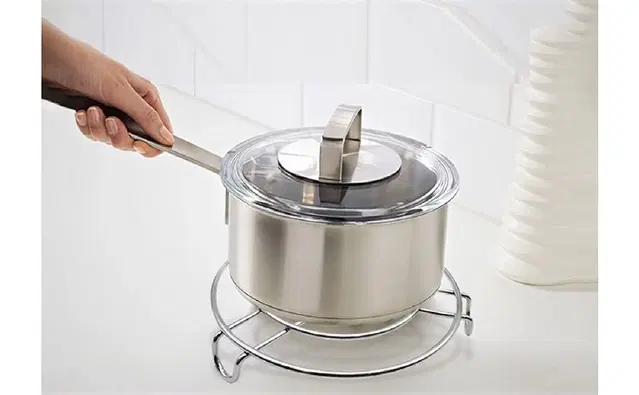 Stainless Steel Hot Pan Grid, Silver