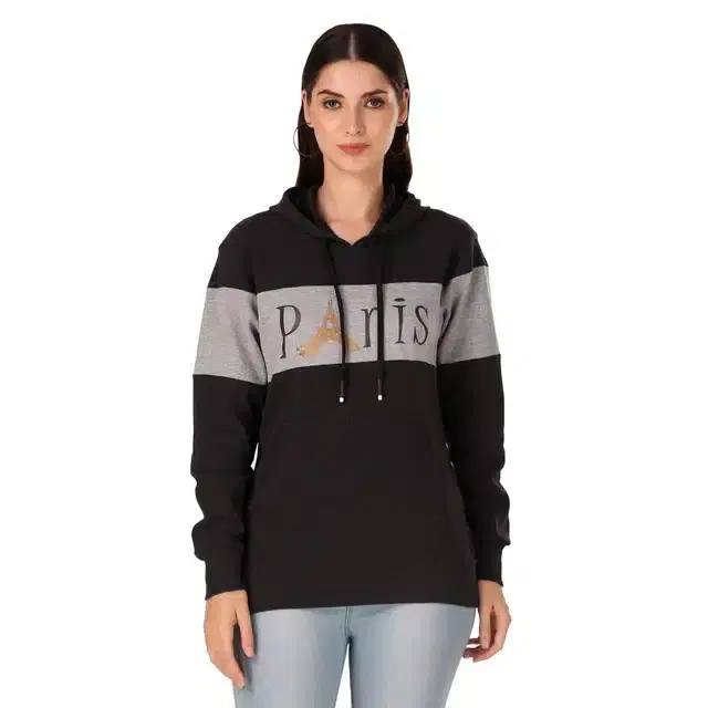 Full Sleeves Hoodie for Women (Multicolor, S)