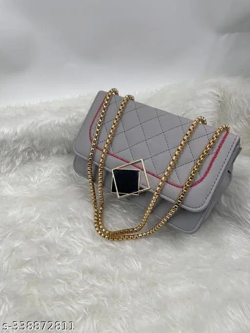 TRUE FASHION. Sling Bag for Women (Grey, Free size)