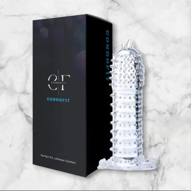 A R Silicone Crystal Dotted Condom for Men, Transparent