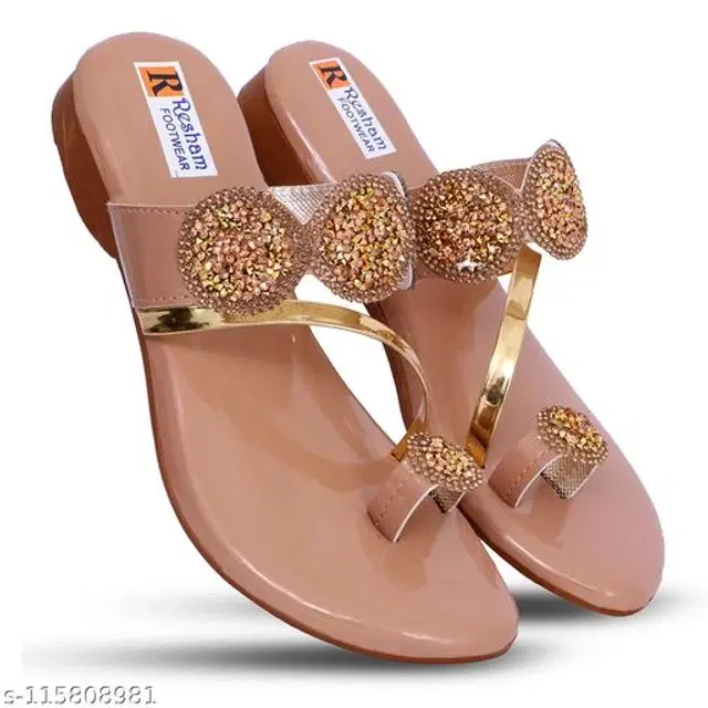 Flats for Women (Tan, 7)