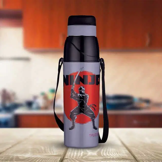 Trueware Wave Plus 600 Water Bottle, Grey, 580 ml, A-174