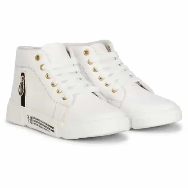 SiTsLoP Women Boot,White,Size -8