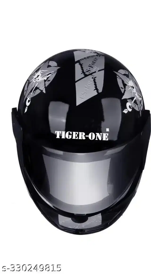 Full Face Helmet for Men & Women, Black & Grey
