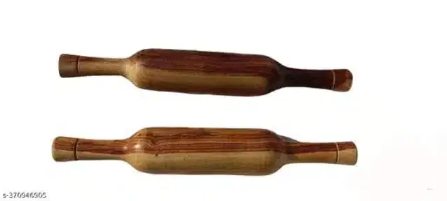 Wooden Belan for Kitchen, Brown, Pack of 2