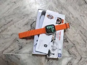 Silicone T800 Ultra Smartwatch for Men & Women, Orange