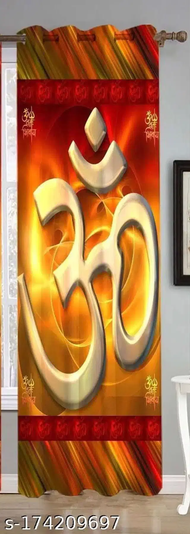 Curtains for Door, Multicolor, 5 Feet