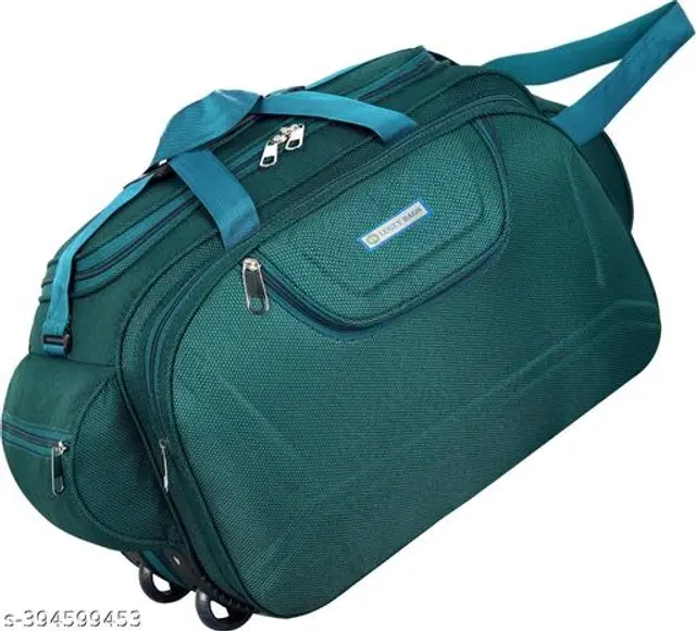 Polyester Duffel Bags, Green
