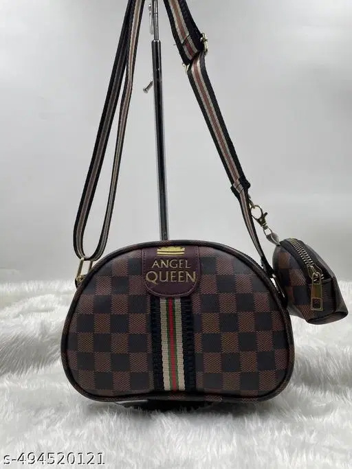 TRUE FASHION. Sling Bag for Women (Brown, Free size)