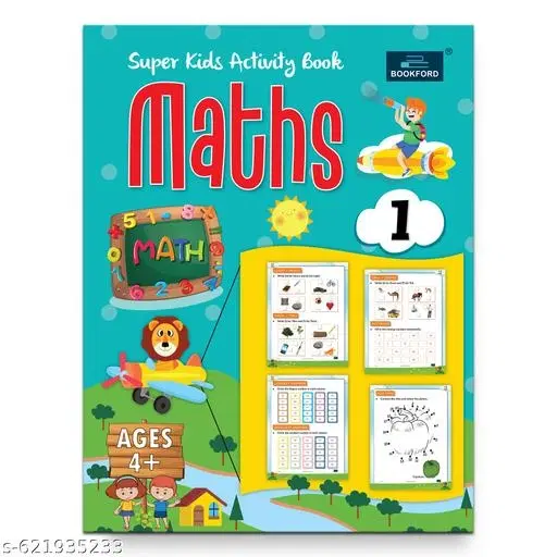 Super Kids Activity Book Maths Part 1 Books for Children Fun Learning Activity Book Ideal Birthday Gift Engaging Holiday Activities Boosts Brain Development Improves Problem Solving Skills Perfect Choice for Homeschooling Kindergarten Nursery Students