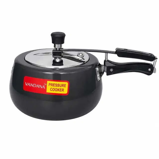Vandana 3.5.ltr hard anodised inner lid  Induction Bottom Pressure Cooker, 3.5 Ltr