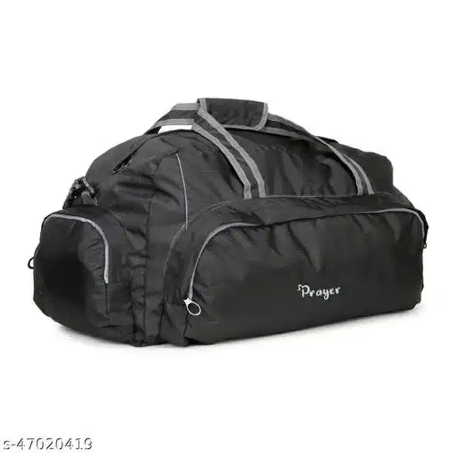 Polyester Duffel Bag, Black