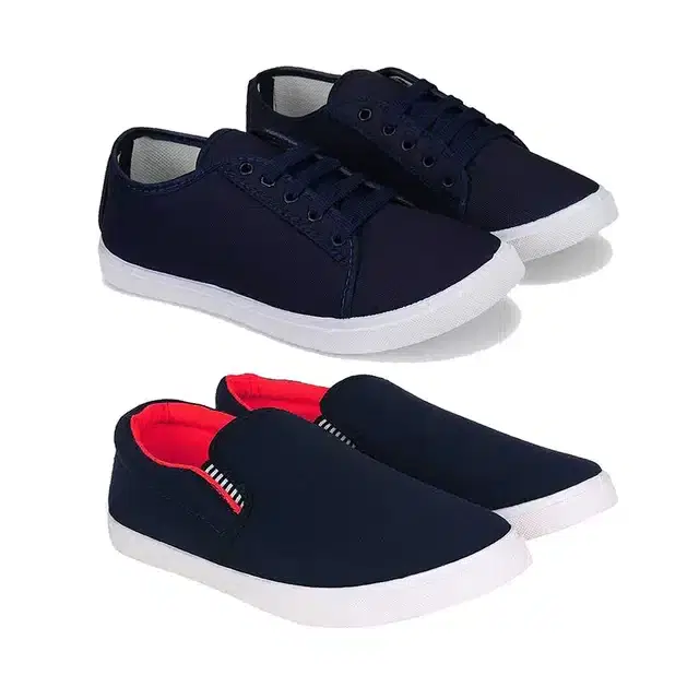 Combo of Sports Shoes & Casual Shoes for Men, Pack of 2 (Multicolor, 8)