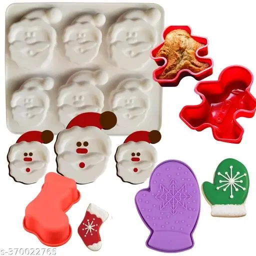 Silicone Baking MoaldS,  (Multicolor)