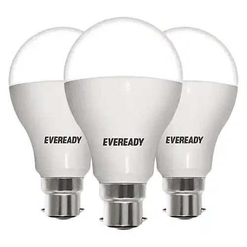 Eveready B22 9W 900 Lumen Led Standard Round Bulb, Pack Of 3