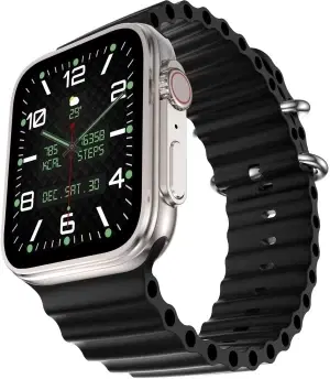 T-800 Ultra Series Smartwatch for Men & Women, Black
