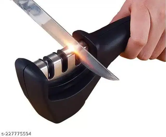 Manual Knife Sharpener, Black