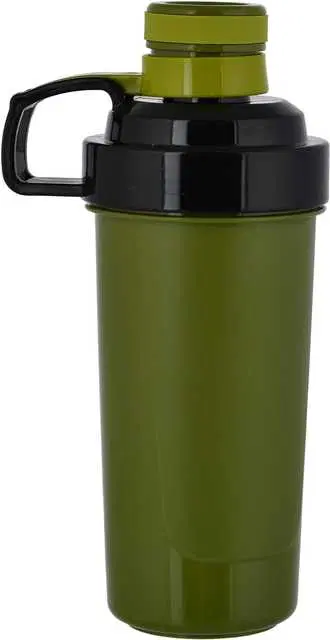 Gym Shaker Bottle, Green, 500 ml, Pack Of 1, A11