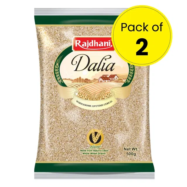 Rajdhani Dalia 2X500 g (Pack of 2)