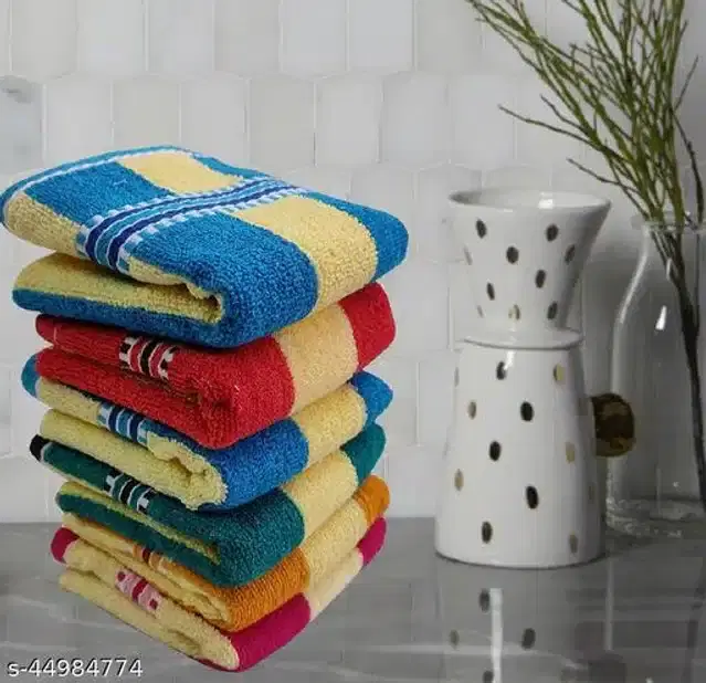 Cotton Kitchen Napkins, Multicolor, 35x50 cm, Pack of 6