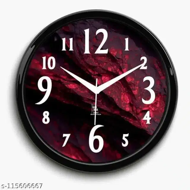 Designer Analog Wall Clock, Multicolor