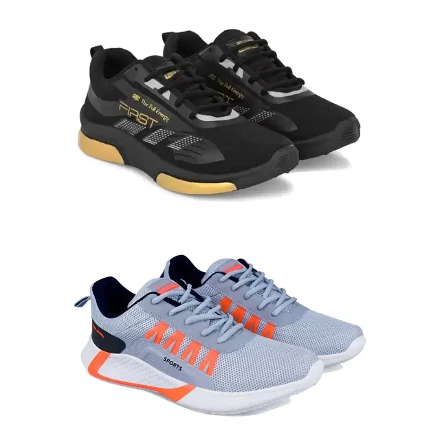 Combo of Casual Shoes for Boys, Pack of 2 (Multicolor, 6.5-7 Years)