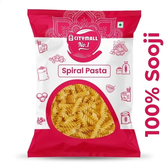 Citymall No.1 Spiral Pasta 700 g (100 % Sooji)