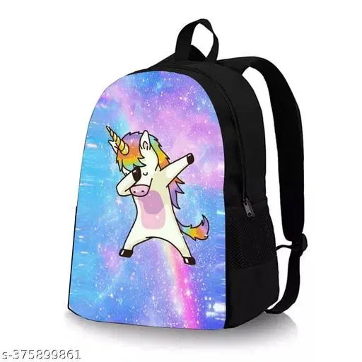 Canvas Backpack Bag, Multicolor