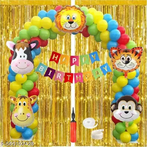 41 Pcs Balloons Decoration Kit, Multicolour, Set of 1