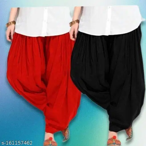 Salwar for Women, Pack of 2 (Red, 28)