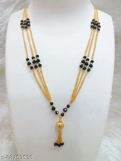 HASTKALA Mangalsutra for Women (White, Free Size)