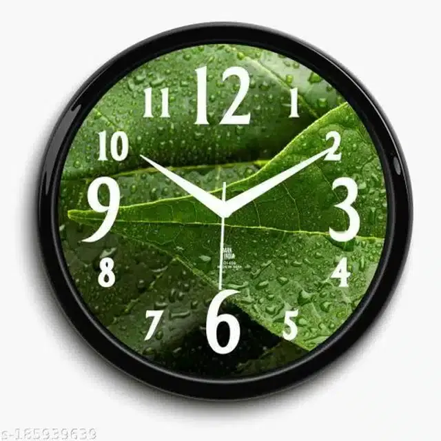 Designer Analog Wall Clock, Green