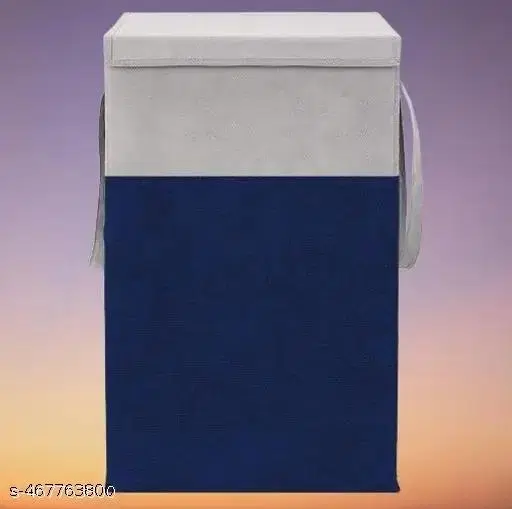 Non-woven Laundry Basket, Multicolour ,  (Pack Of 1)