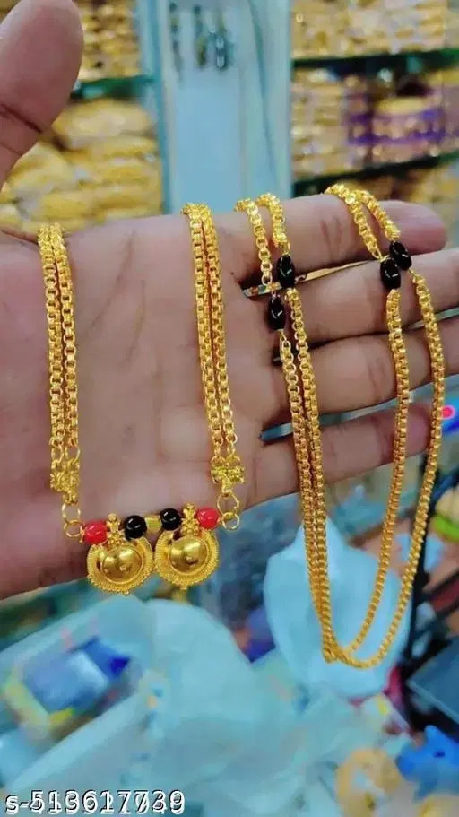 Multiple Strand Mangalsutra Multicolor Long for Women