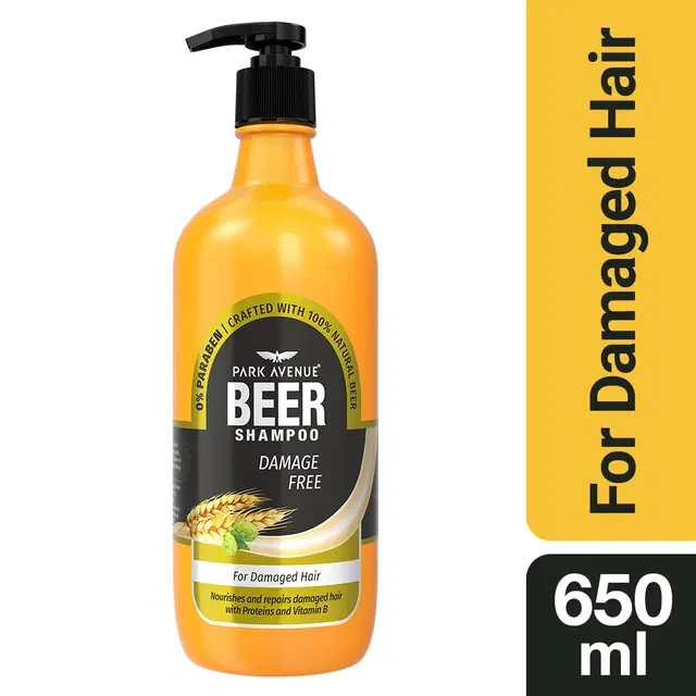 Park Avenue Damage Free Beer Shampoo 650 ml